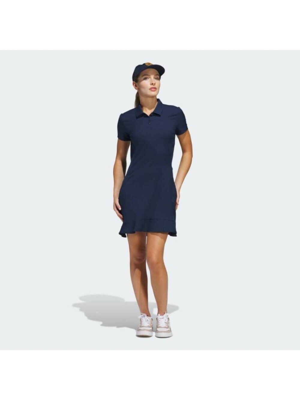 NWT Adidas Ultimate365 Solid Dress Navy Size Small Logo